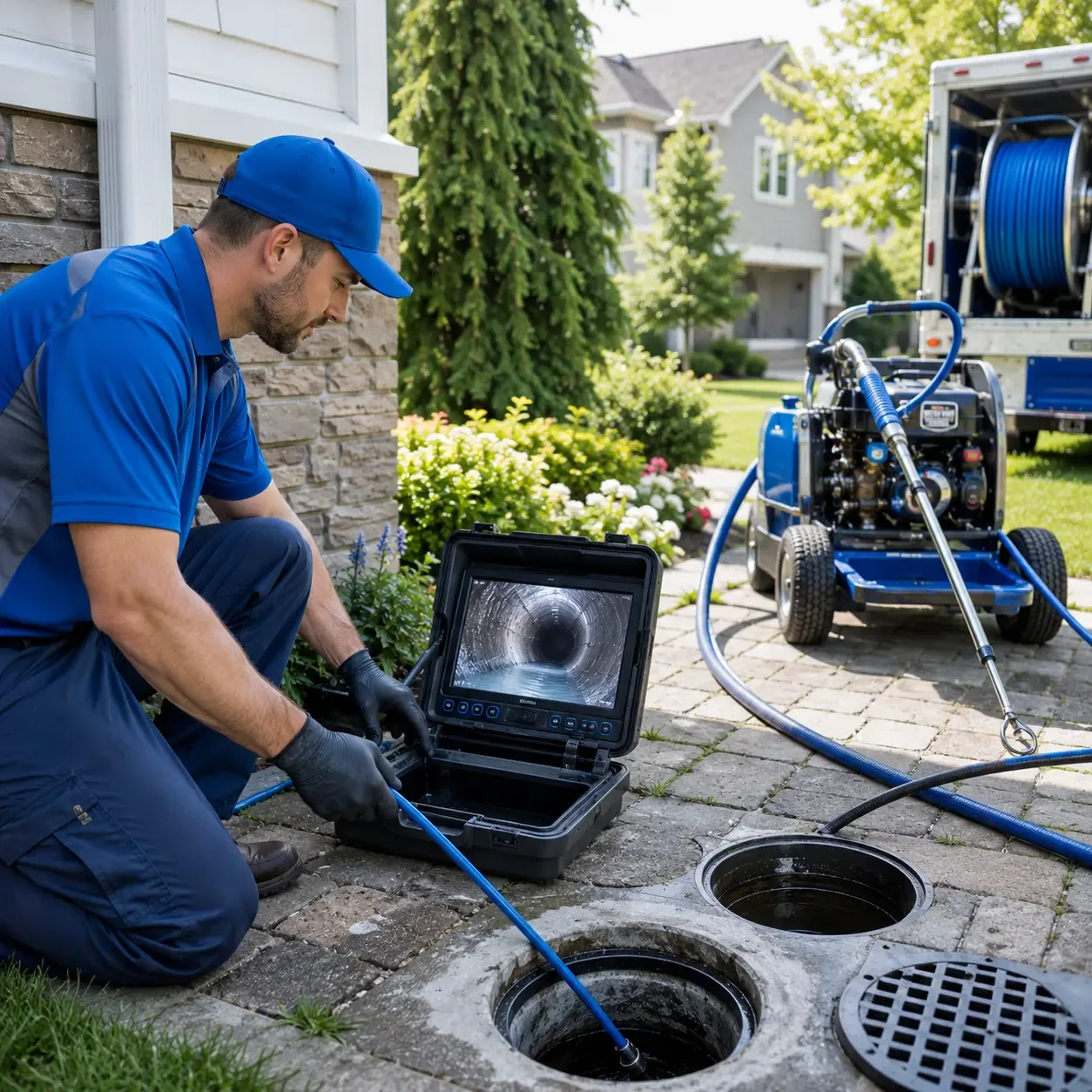 Outdoor drain cleaning professionals serving Stoneham, MA