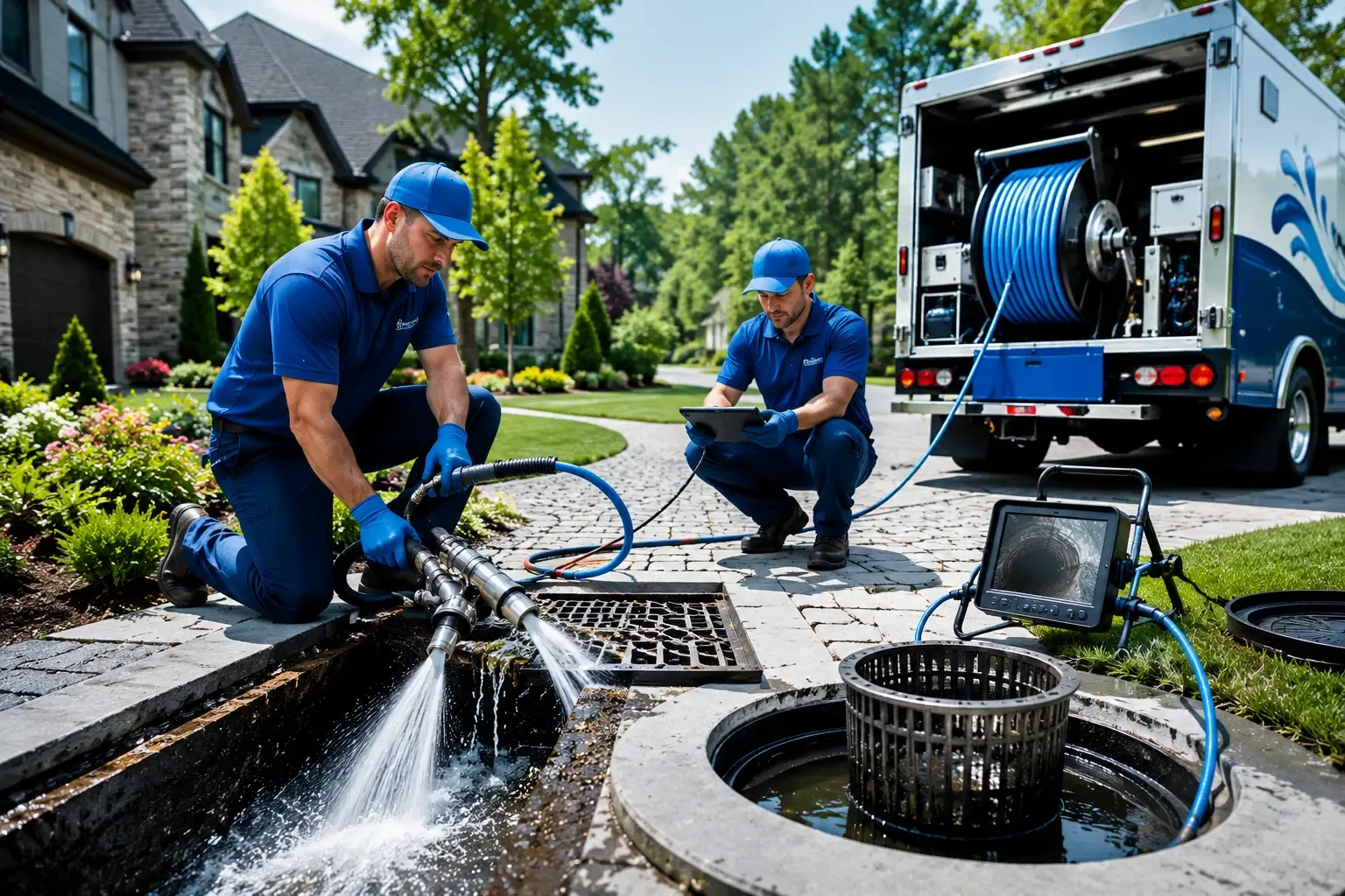 Local outdoor drain cleaning professionals in Stoneham, MA